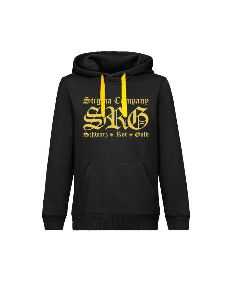S.R.G. Schwarz Rot Gold Hoodie sw - ge - Hoodie von Stigma Company