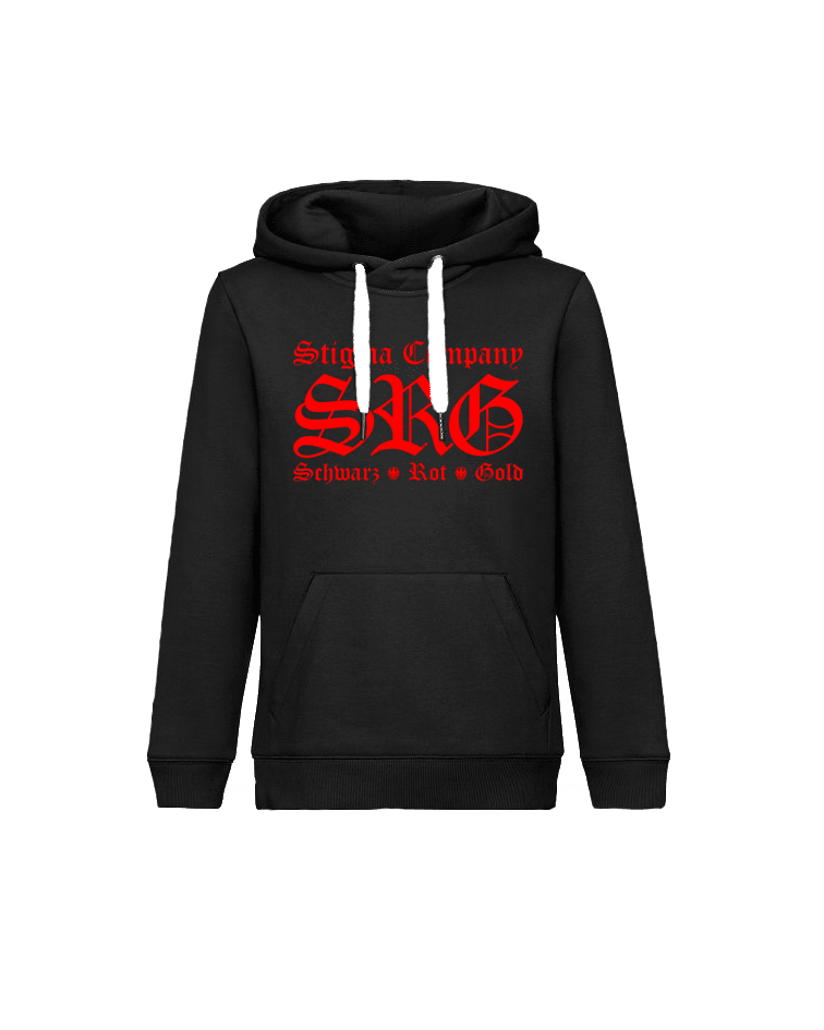 S.R.G. Schwarz Rot Gold Hoodie sw - rt - Hoodie von Stigma Company
