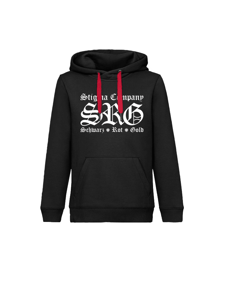 S.R.G. Schwarz Rot Gold Hoodie sw - ws - Hoodie von Stigma Company