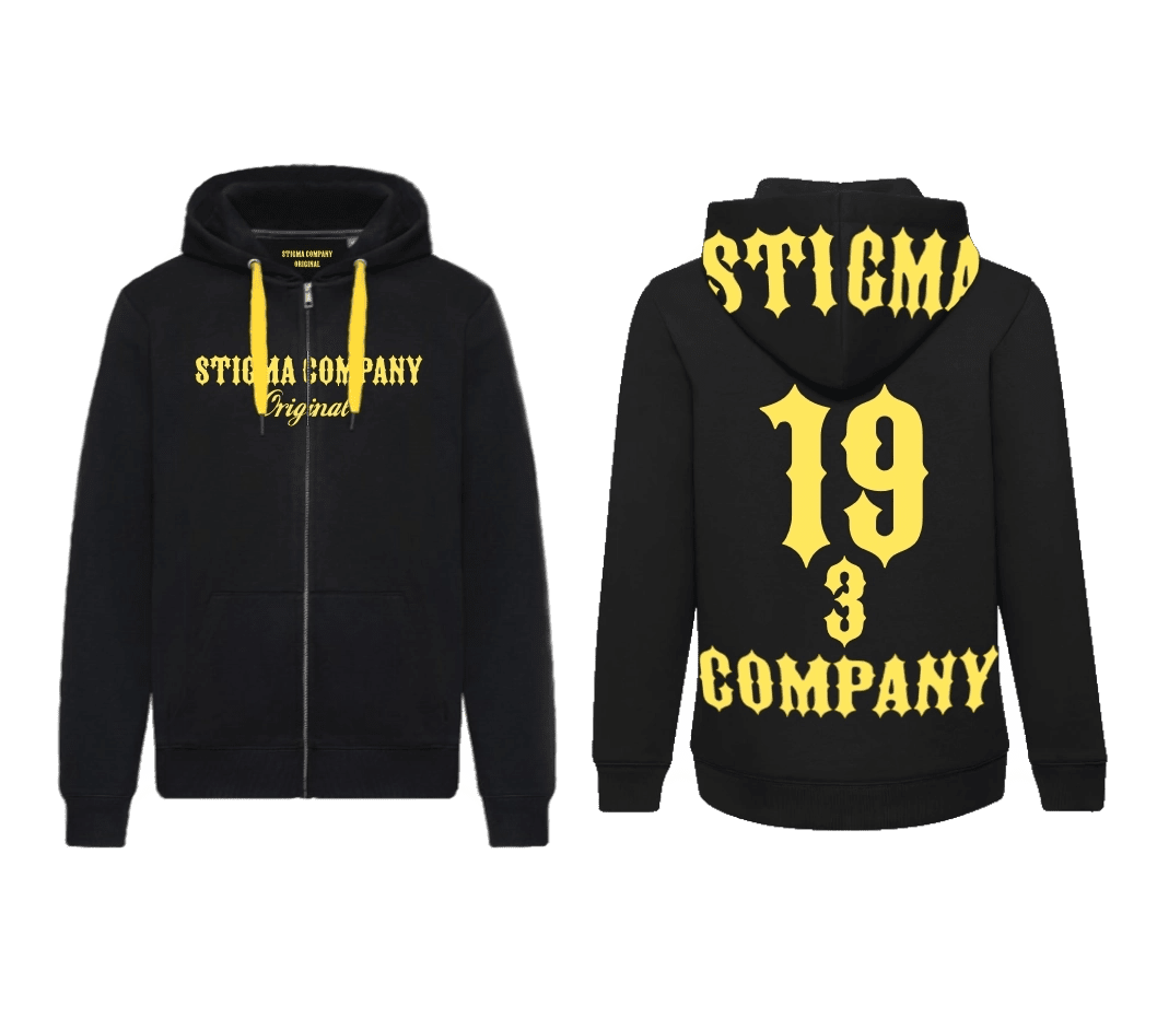 Stigma Zip Hoodie sw - ge - Zip - Hoodie von Stigma Company