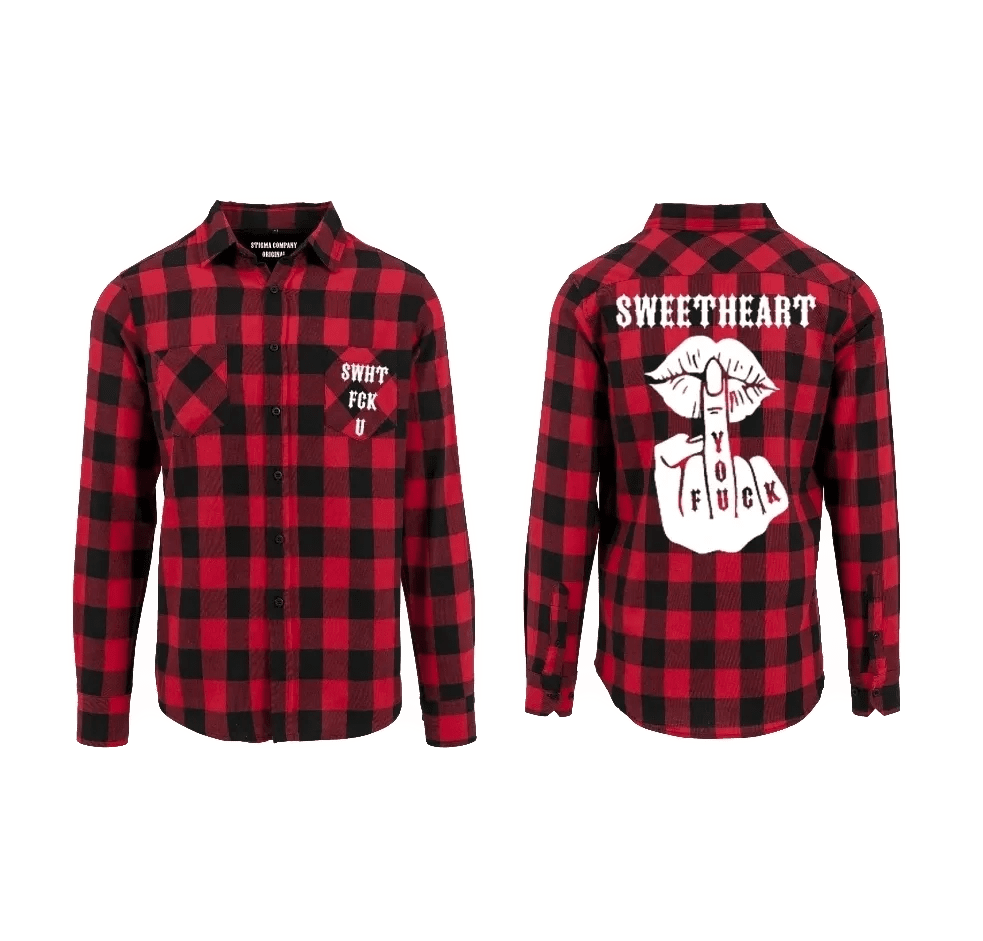 SWHT FCK U Hemd rt - ws - Hemd von Stigma Company