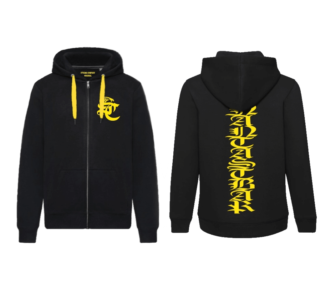 Unantastbar Zip Hoodie sw - ge - Zip - Hoodie von Stigma Company