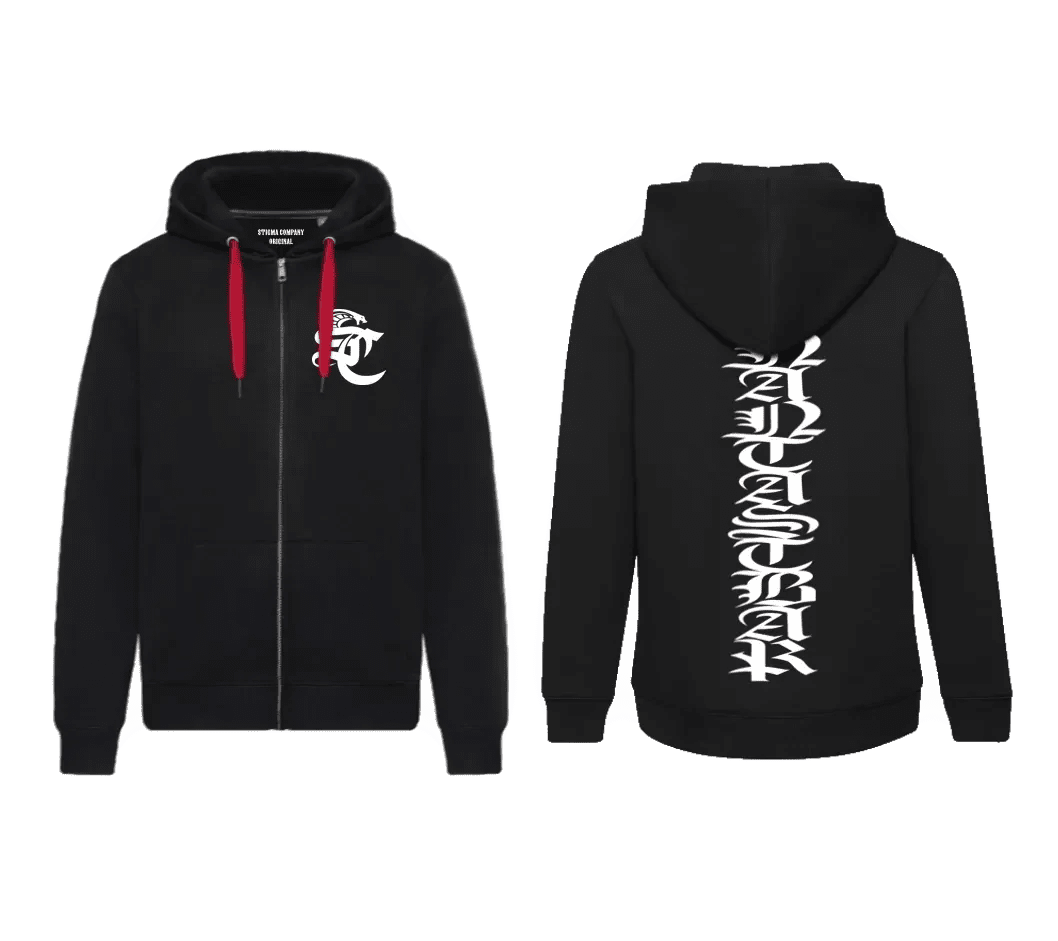 Unantastbar Zip Hoodie sw - ws - Zip - Hoodie von Stigma Company