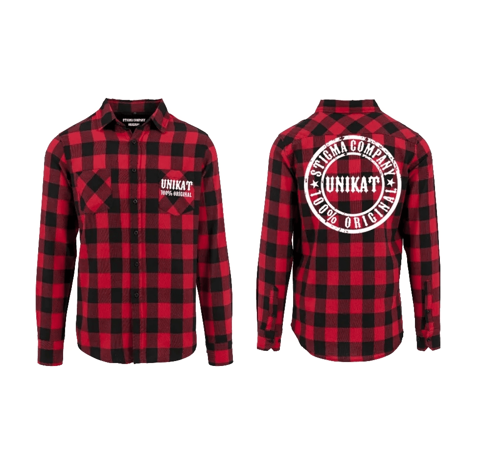 Unikat Hemd rt - ws - Hemd von Stigma Company