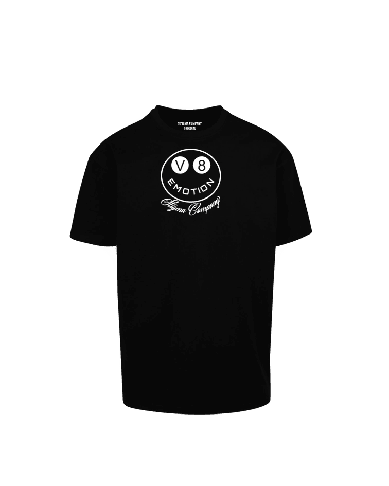 V8 Emotion Premium T-Shirt sw - ws - T-Shirt Oversize von Stigma Company