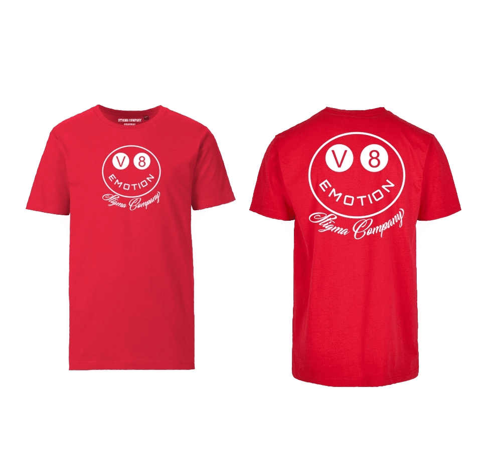 V8 Emotion T-Shirt rt - ws - T-Shirt von Stigma Company