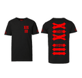 XIX III T-Shirt sw - rt - T-Shirt von Stigma Company