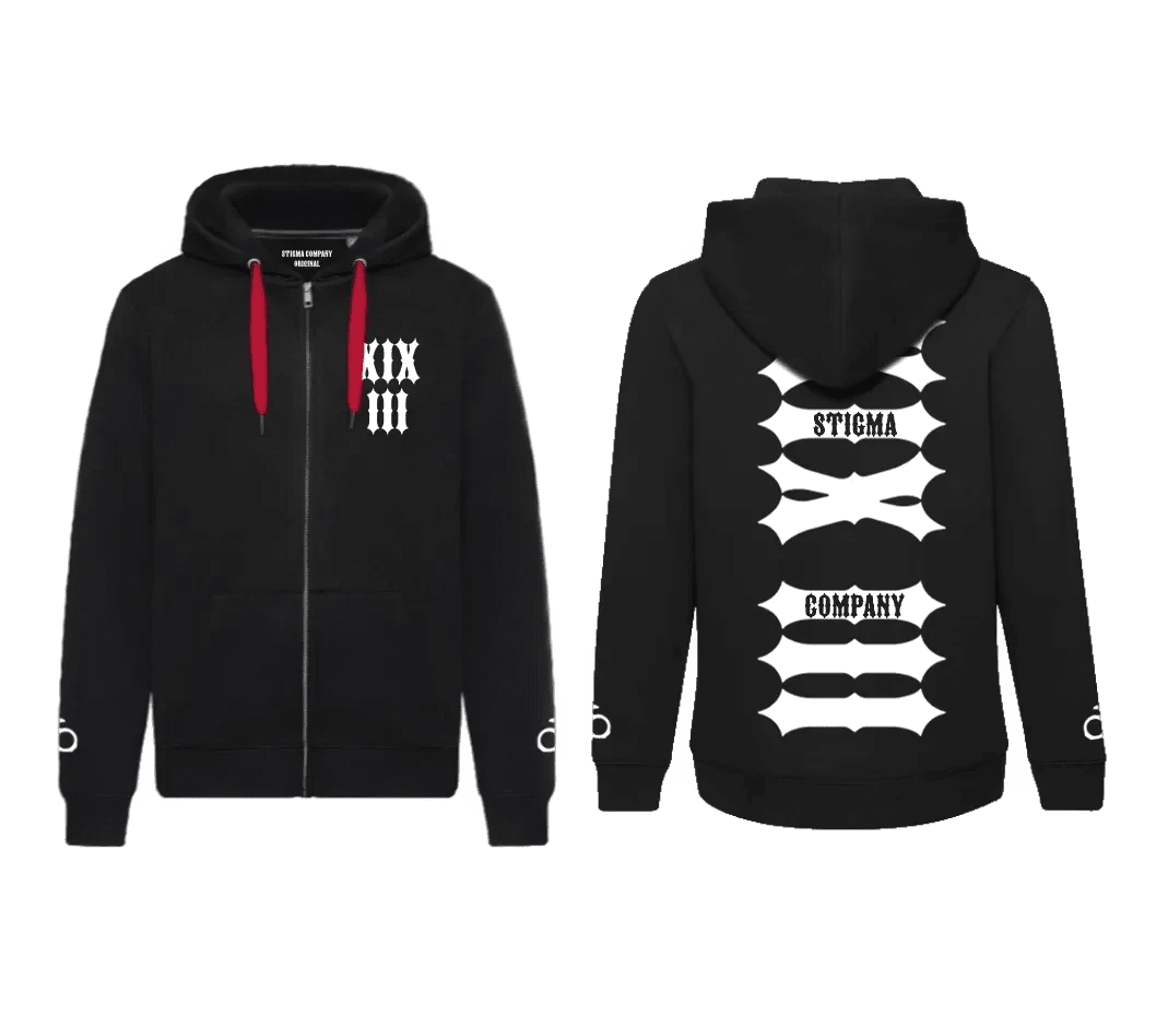 XIX III Zip Hoodie sw - ws - Zip - Hoodie von Stigma Company